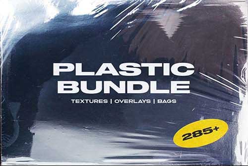 CreativeMarket - Plastic Bundle Branding Wrap Texture 5804226