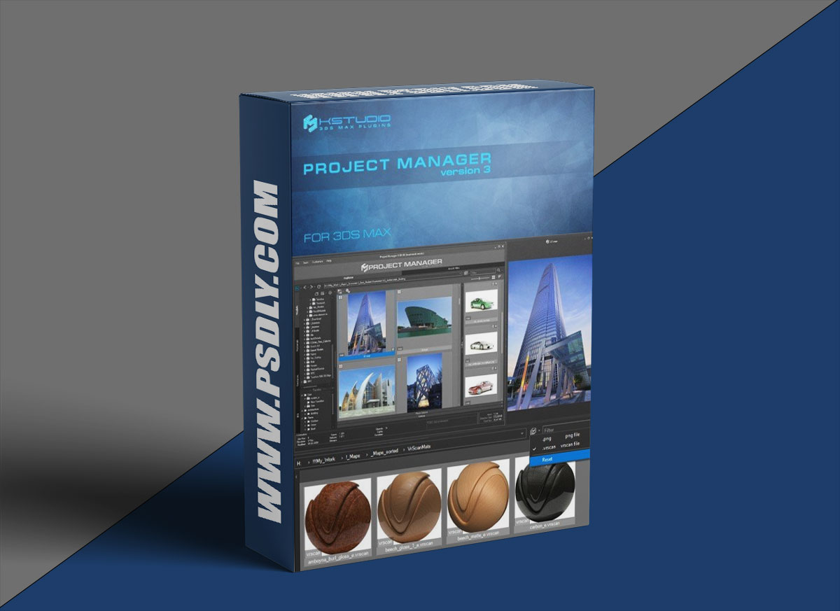 3d-kstudio Project Manager 3.21.04 for 3dsMax