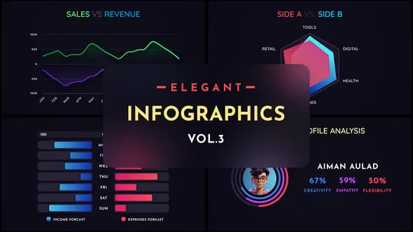 Videohive - Elegant Infographics Pack Vol.3 - 58607307 1 Videohive - Elegant Infographics Pack Vol.3 - 58607307