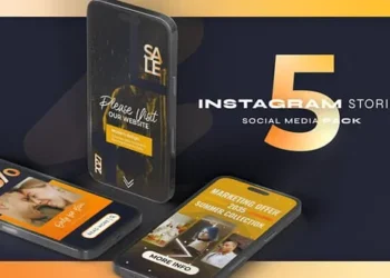 Videohive Instagram Sale Stories Orange 60708537