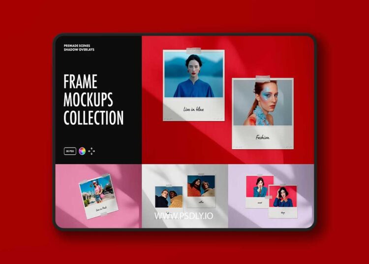 CreativeMarket - Frame Mockups Collection 1 Frame Mockups Collection