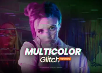 Multicolor Glitch Transitions