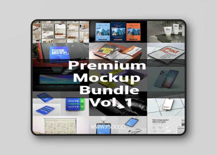 Premium Mockup Bundle Vol. 1 1 Premium Mockup Bundle Vol. 1