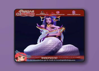 Freyas Fantasys – Cassiopeia – League of Legends – 3D Print Model