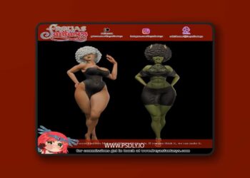 Freyas Fantasys – Ogre Girls – An OC Creation – 3D Print Model