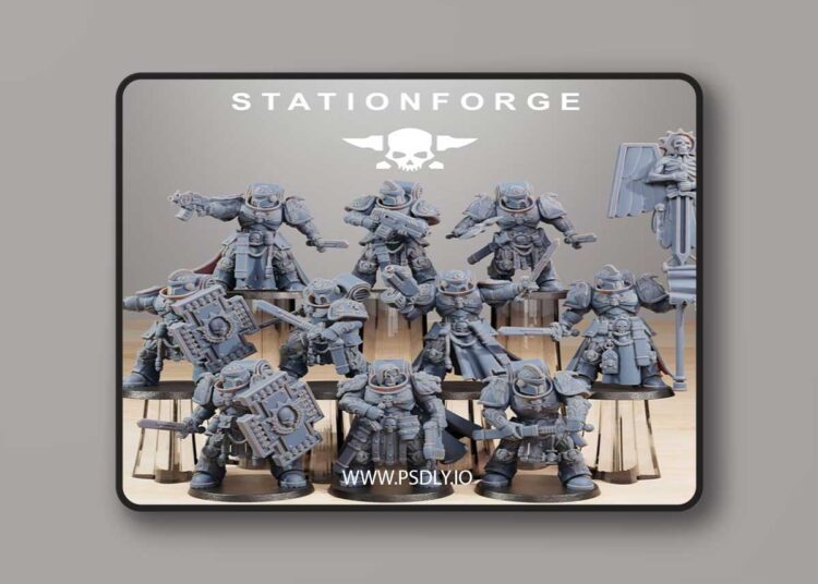 Station Forge – Socratis Guardmen – 3D Print Model 1 Station Forge – Socratis Guardmen – 3D Print Model